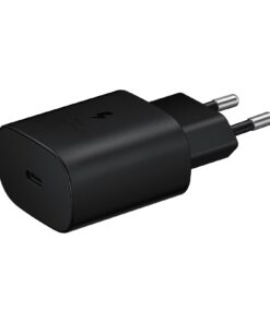 Samsung 25W USB-C Schnellladegerät mit Kabel in Schwarz